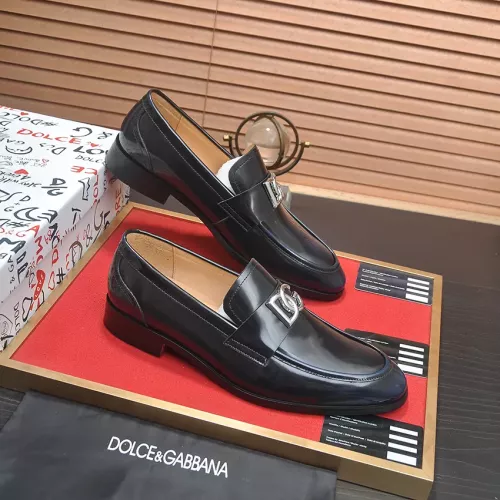 Replica Dolce & Gabbana D&G Leather Shoes For Men #1339986 $96.00 USD for Wholesale