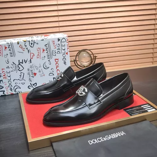 Dolce &amp; Gabbana D&amp;G Leather Shoes For Men #1339987 $96.00 USD, Wholesale Replica Dolce &amp; Gabbana D&amp;G Leather Shoes
