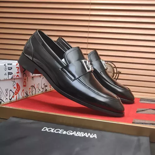 Replica Dolce & Gabbana D&G Leather Shoes For Men #1339987 $96.00 USD for Wholesale