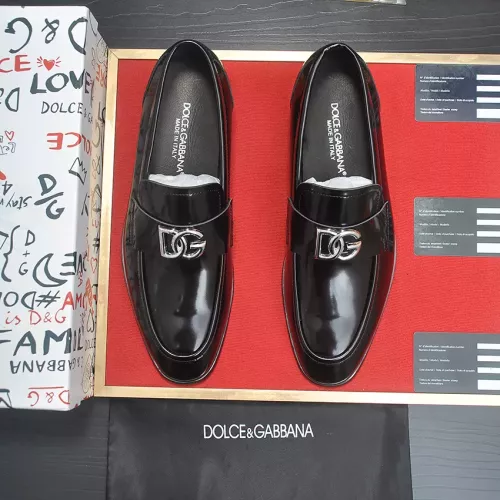 Replica Dolce & Gabbana D&G Leather Shoes For Men #1339987 $96.00 USD for Wholesale