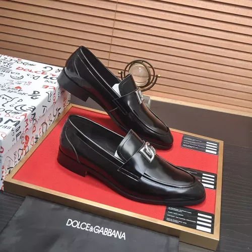 Replica Dolce & Gabbana D&G Leather Shoes For Men #1339987 $96.00 USD for Wholesale