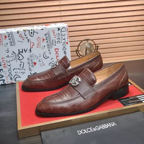 Dolce &amp; Gabbana D&amp;G Leather Shoes For Men #1339988 $96.00 USD, Wholesale Replica Dolce &amp; Gabbana D&amp;G Leather Shoes