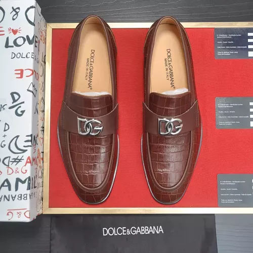 Replica Dolce & Gabbana D&G Leather Shoes For Men #1339988 $96.00 USD for Wholesale