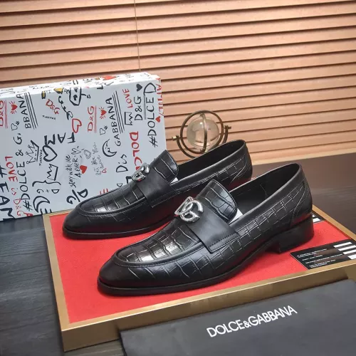 Dolce &amp; Gabbana D&amp;G Leather Shoes For Men #1339989 $96.00 USD, Wholesale Replica Dolce &amp; Gabbana D&amp;G Leather Shoes