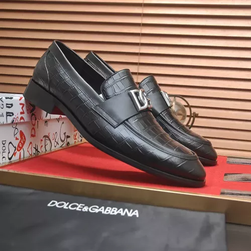 Replica Dolce & Gabbana D&G Leather Shoes For Men #1339989 $96.00 USD for Wholesale