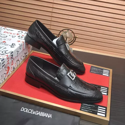 Replica Dolce & Gabbana D&G Leather Shoes For Men #1339989 $96.00 USD for Wholesale