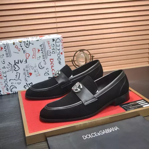Dolce &amp; Gabbana D&amp;G Leather Shoes For Men #1339990 $96.00 USD, Wholesale Replica Dolce &amp; Gabbana D&amp;G Leather Shoes