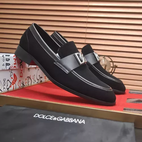 Replica Dolce & Gabbana D&G Leather Shoes For Men #1339990 $96.00 USD for Wholesale
