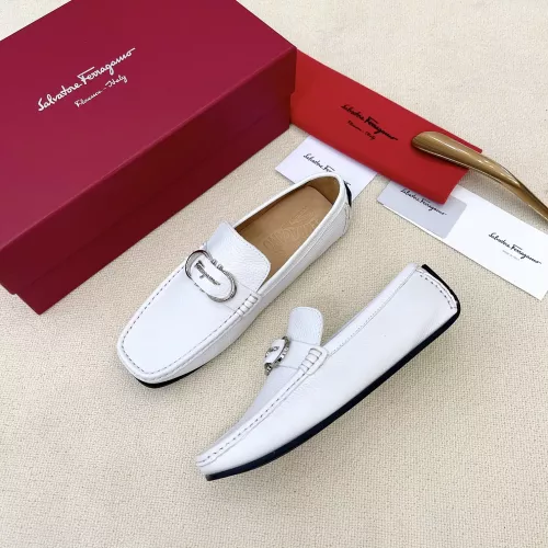 Salvatore Ferragamo Leather Shoes For Men #1339991 $125.00 USD, Wholesale Replica Salvatore Ferragamo Leather Shoes