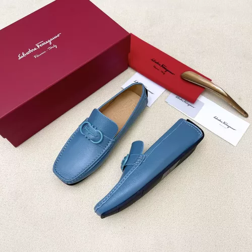 Salvatore Ferragamo Leather Shoes For Men #1339992 $125.00 USD, Wholesale Replica Salvatore Ferragamo Leather Shoes