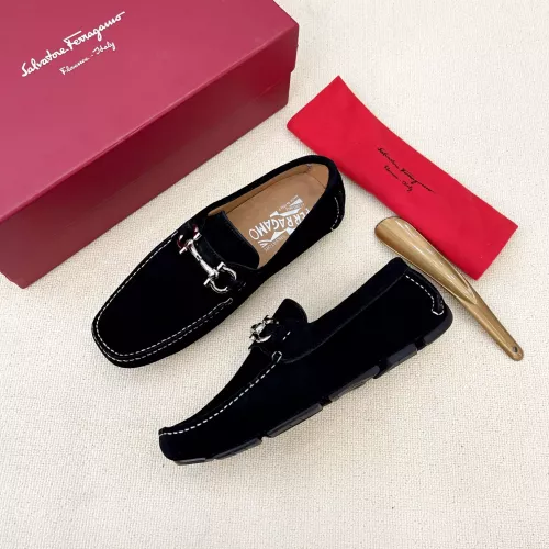 Salvatore Ferragamo Leather Shoes For Men #1339995 $125.00 USD, Wholesale Replica Salvatore Ferragamo Leather Shoes