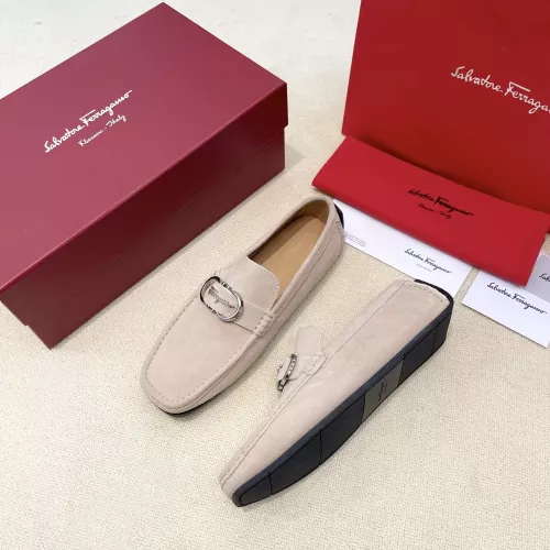 Salvatore Ferragamo Leather Shoes For Men #1339997 $125.00 USD, Wholesale Replica Salvatore Ferragamo Leather Shoes