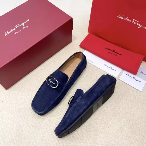 Salvatore Ferragamo Leather Shoes For Men #1339998 $125.00 USD, Wholesale Replica Salvatore Ferragamo Leather Shoes