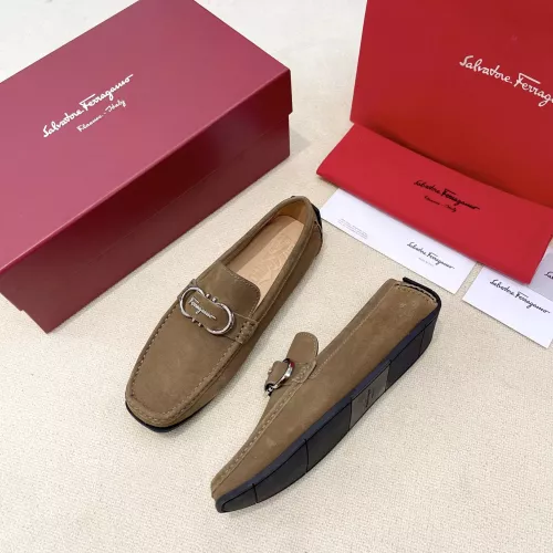 Salvatore Ferragamo Leather Shoes For Men #1339999 $125.00 USD, Wholesale Replica Salvatore Ferragamo Leather Shoes