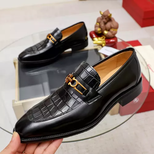 Salvatore Ferragamo Leather Shoes For Men #1340008 $88.00 USD, Wholesale Replica Salvatore Ferragamo Leather Shoes