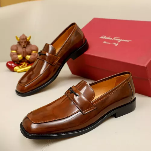Salvatore Ferragamo Leather Shoes For Men #1340011 $88.00 USD, Wholesale Replica Salvatore Ferragamo Leather Shoes