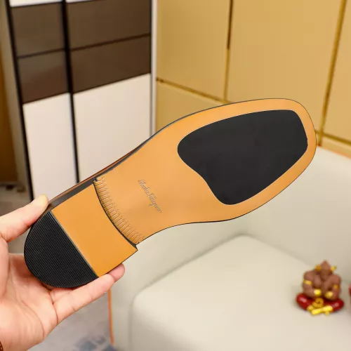 Replica Salvatore Ferragamo Leather Shoes For Men #1340011 $88.00 USD for Wholesale