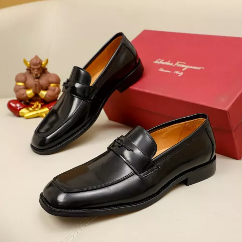 Salvatore Ferragamo Leather Shoes For Men #1340013 $88.00 USD, Wholesale Replica Salvatore Ferragamo Leather Shoes
