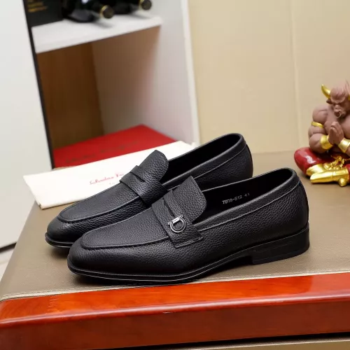 Salvatore Ferragamo Leather Shoes For Men #1340041 $85.00 USD, Wholesale Replica Salvatore Ferragamo Leather Shoes