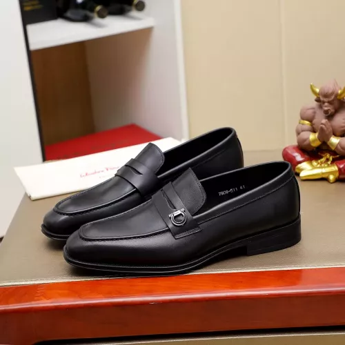 Salvatore Ferragamo Leather Shoes For Men #1340042 $85.00 USD, Wholesale Replica Salvatore Ferragamo Leather Shoes
