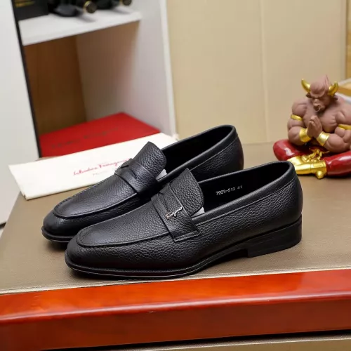 Salvatore Ferragamo Leather Shoes For Men #1340043 $85.00 USD, Wholesale Replica Salvatore Ferragamo Leather Shoes