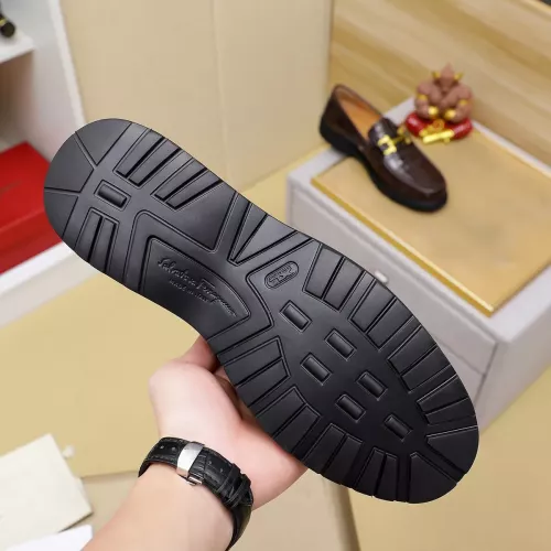Replica Salvatore Ferragamo Leather Shoes For Men #1340044 $88.00 USD for Wholesale
