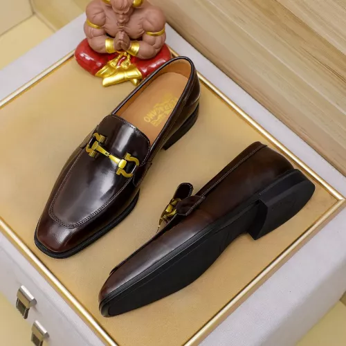 Salvatore Ferragamo Leather Shoes For Men #1340047 $88.00 USD, Wholesale Replica Salvatore Ferragamo Leather Shoes