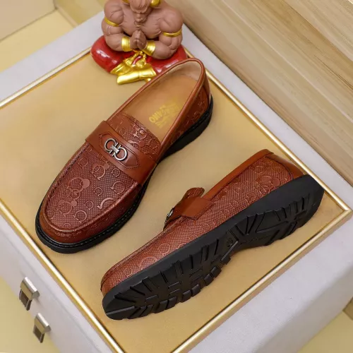 Salvatore Ferragamo Leather Shoes For Men #1340050 $88.00 USD, Wholesale Replica Salvatore Ferragamo Leather Shoes