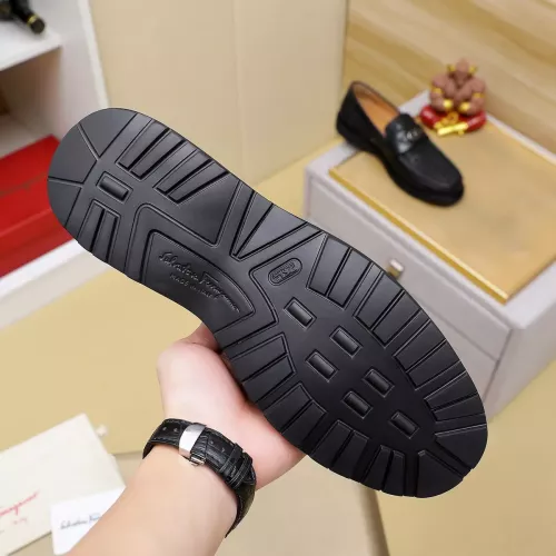 Replica Salvatore Ferragamo Leather Shoes For Men #1340051 $88.00 USD for Wholesale