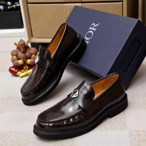 Replica Christian Dior Leather Shoes For Men #1340106 $96.00 USD for Wholesale