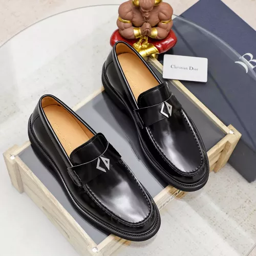 Replica Christian Dior Leather Shoes For Men #1340107 $96.00 USD for Wholesale