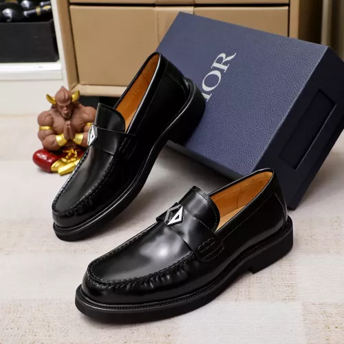Replica Christian Dior Leather Shoes For Men #1340107 $96.00 USD for Wholesale