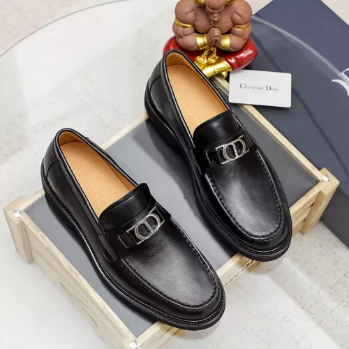 Replica Christian Dior Leather Shoes For Men #1340112 $96.00 USD for Wholesale