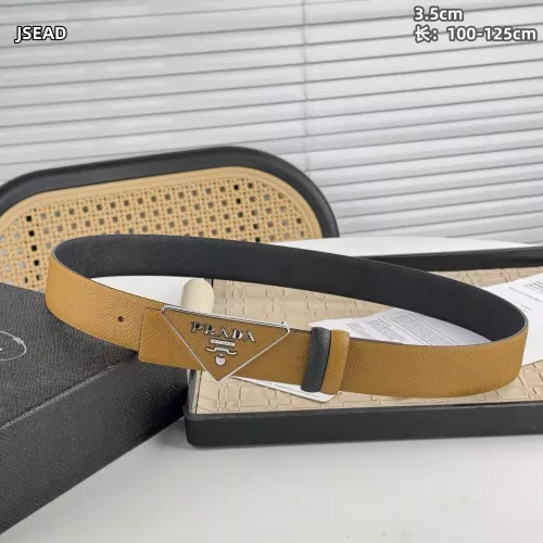 Replica Prada AAA Quality Belts In Silver For Men #1340118 $56.00 USD for Wholesale