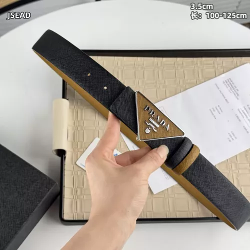 Replica Prada AAA Quality Belts In Silver For Men #1340118 $56.00 USD for Wholesale