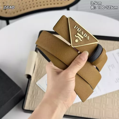 Replica Prada AAA Quality Belts In Gold For Men #1340119 $56.00 USD for Wholesale