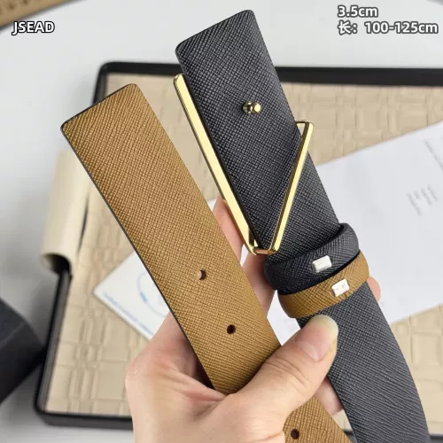 Replica Prada AAA Quality Belts In Gold For Men #1340119 $56.00 USD for Wholesale