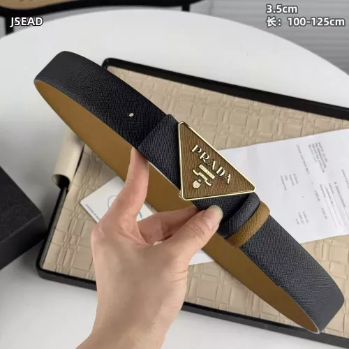 Replica Prada AAA Quality Belts In Gold For Men #1340119 $56.00 USD for Wholesale