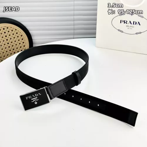 Prada AAA Quality Belts In 3.5cm For Men #1340121 $56.00 USD, Wholesale Replica Prada AAA Quality Belts