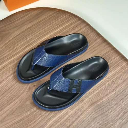 Replica Hermes Slippers For Men #1340198 $82.00 USD for Wholesale