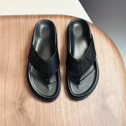 Replica Hermes Slippers For Men #1340199 $82.00 USD for Wholesale