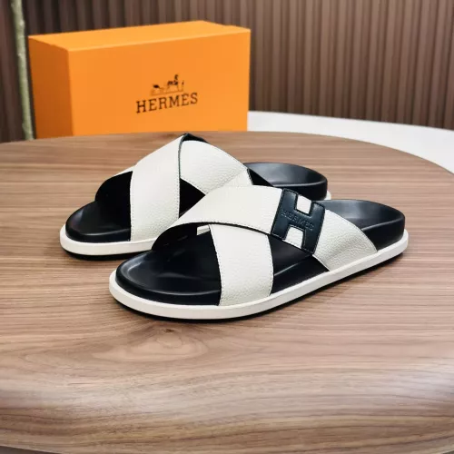 Hermes Slippers For Men #1340200 $82.00 USD, Wholesale Replica Hermes Slippers