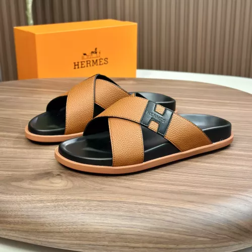 Hermes Slippers For Men #1340201 $82.00 USD, Wholesale Replica Hermes Slippers