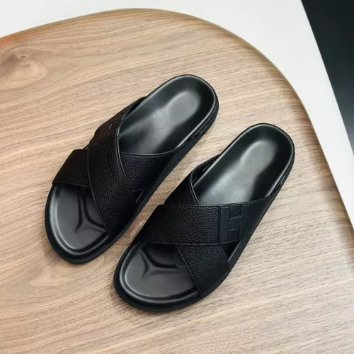 Replica Hermes Slippers For Men #1340204 $82.00 USD for Wholesale