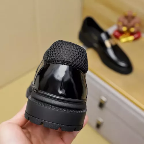 Replica Versace Leather Shoes For Men #1340214 $88.00 USD for Wholesale