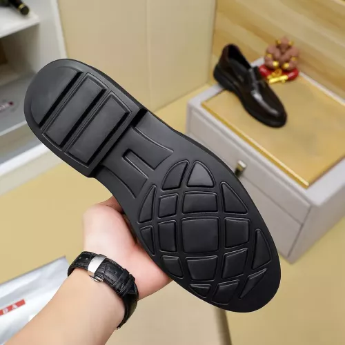 Replica Prada Leather Shoes For Men #1340215 $88.00 USD for Wholesale
