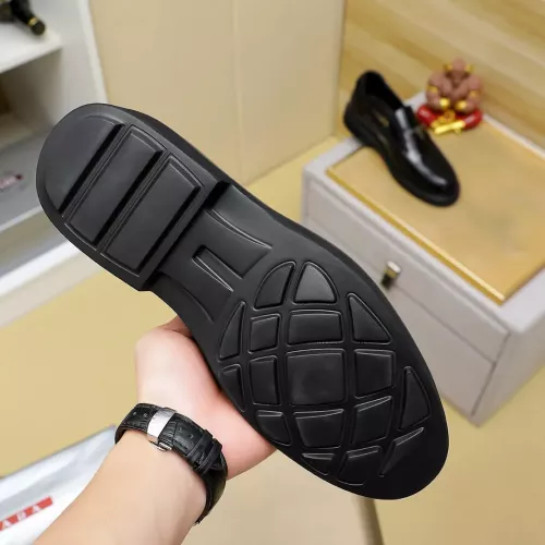 Replica Prada Leather Shoes For Men #1340216 $88.00 USD for Wholesale