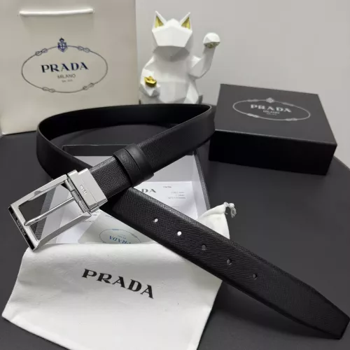 Prada AAA Quality Belts In 3.5cm For Men #1340251 $60.00 USD, Wholesale Replica Prada AAA Quality Belts