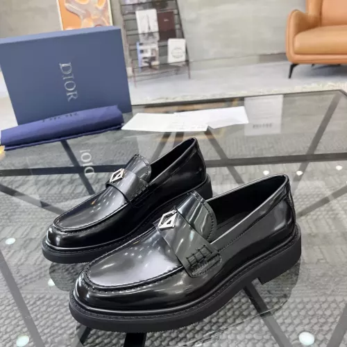 Christian Dior Leather Shoes For Men #1340314 $132.00 USD, Wholesale Replica Christian Dior Leather Shoes