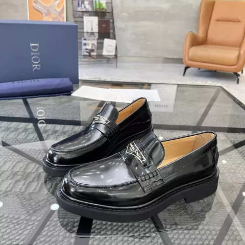 Christian Dior Leather Shoes For Men #1340323 $132.00 USD, Wholesale Replica Christian Dior Leather Shoes